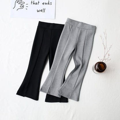 [602156] - Bawahan Celana Panjang Legging Kulot Anak Perempuan Fashion - Motif Neat Plain