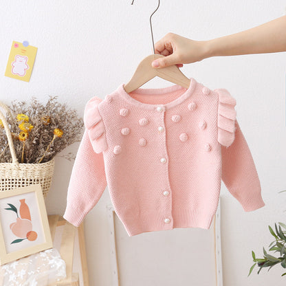 [722114] - Baju Jaket Atasan Lengan Panjang Fashion Anak Perempuan - Motif Little Cloud