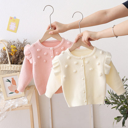 [722114] - Baju Jaket Atasan Lengan Panjang Fashion Anak Perempuan - Motif Little Cloud