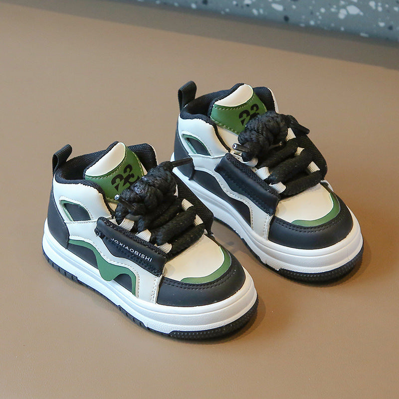 [801101 Size 21 - 32] - Sepatu Shoes Sneaker Anak Laki-Laki Trendi Kekinian - Motif Number 23