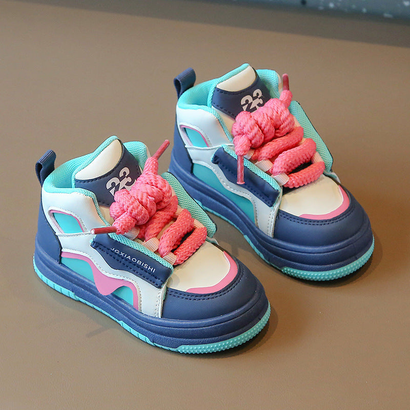 [801101 Size 21 - 32] - Sepatu Shoes Sneaker Anak Laki-Laki Trendi Kekinian - Motif Number 23