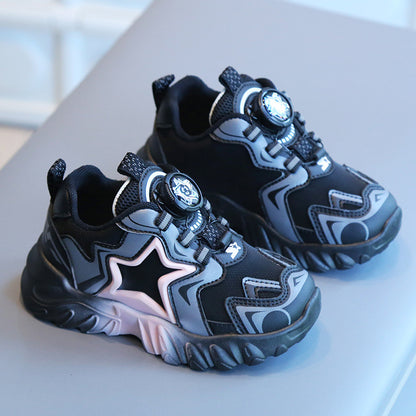 [801110 Size 21 - 32] - Sepatu Shoes Sneakers Anak Cowok dan Cewek - Motif Shining Star