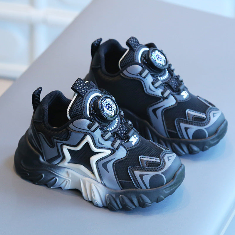 [801110 Size 21 - 32] - Sepatu Shoes Sneakers Anak Cowok dan Cewek - Motif Shining Star