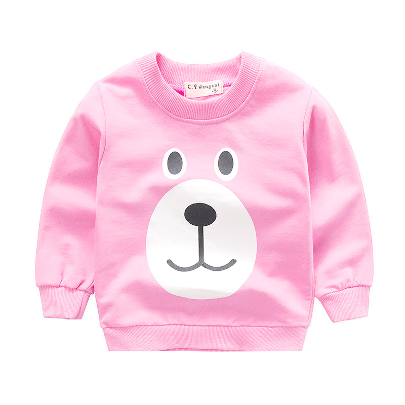 [102496] - Baju Atasan Sweater Fashion Import Anak Perempuan - Motif Dog Face