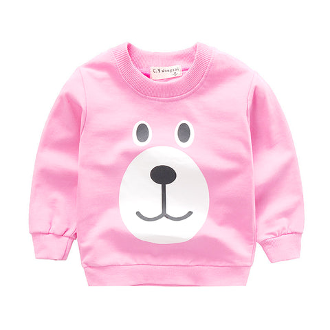 [102496] - Baju Atasan Sweater Fashion Anak Perempuan - Motif Dog Face - BABYHOKI STORE