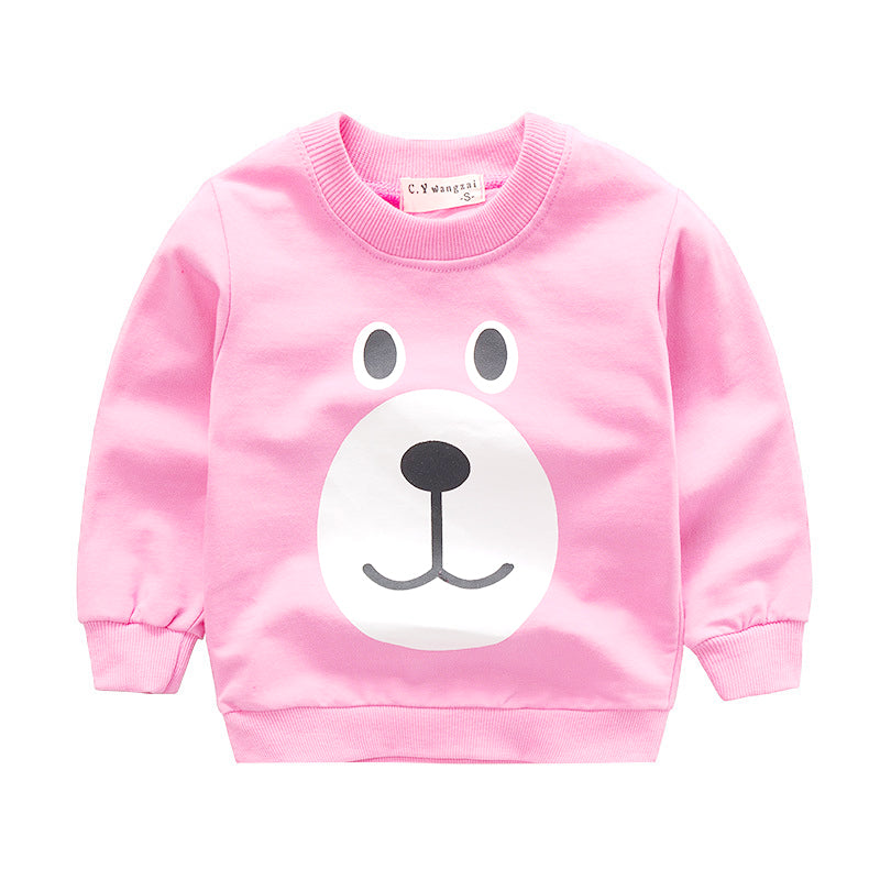 [102496] - Baju Atasan Sweater Fashion Anak Perempuan - Motif Dog Face - BABYHOKI STORE