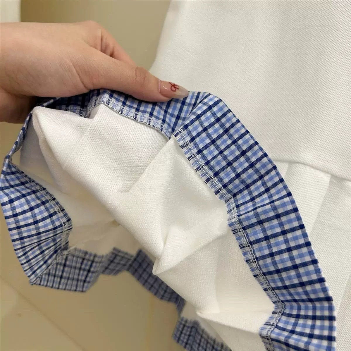 [907103] - Baju Gaun Dress Atasan Kerah Lengan Kutung Fashion Comfortable Anak Perempuan Cewek - Motif Small Bow - BABYHOKI STORE - BABYHOKI STORE