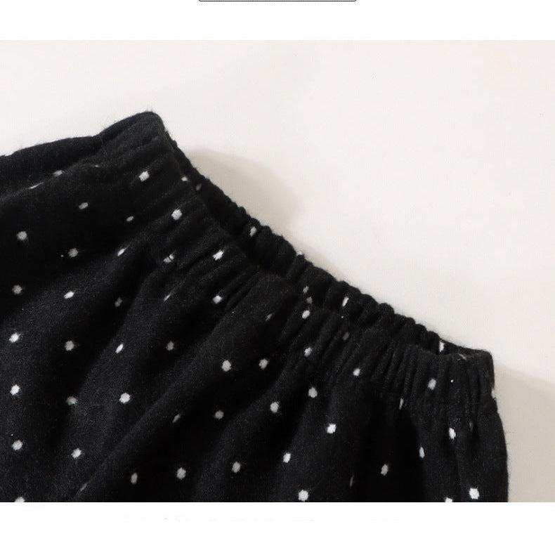[908103] - Bawahan Celana Panjang Fashion Stylish Anak Perempuan Cewek - Motif Dot Straight - BABYHOKI STORE - BABYHOKI STORE