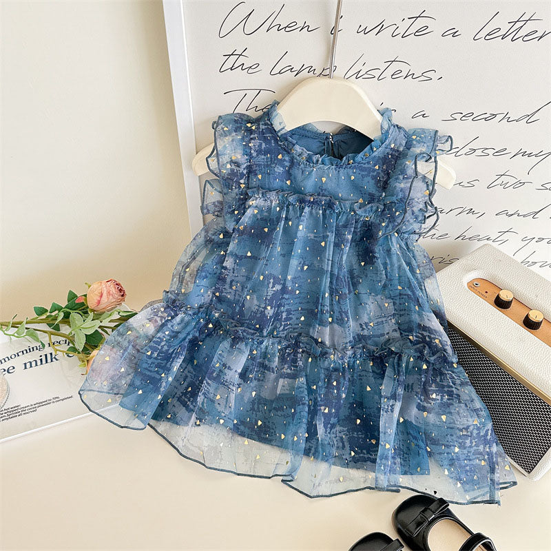 CLEARANCE SALE [Dress Lengan Kutung] 6 Tahun BB 22-26kg Gaun Anak Cewek Perempuan