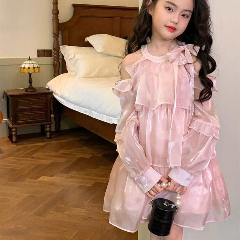 CLEARANCE SALE [Dress Lengan Panjang] 2 Tahun BB 7-10Kg Gaun Anak Cewek Perempuan - ALL