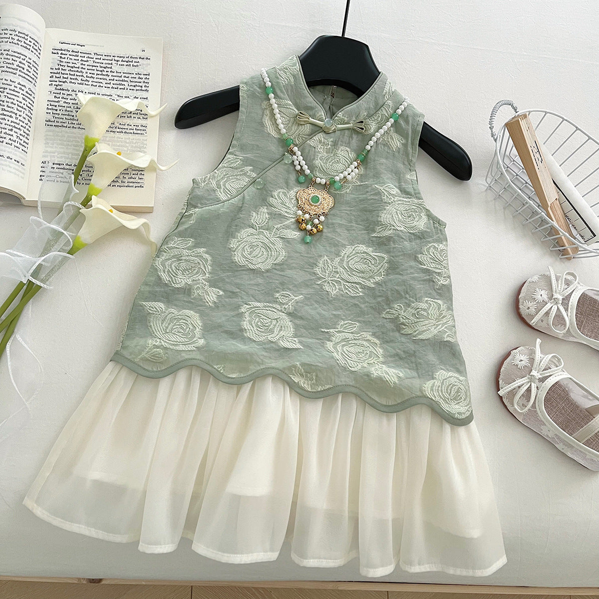 CLEARANCE SALE [Dress Lengan Kutung] 2 Tahun BB 7-10Kg Gaun Anak Cewek Perempuan
