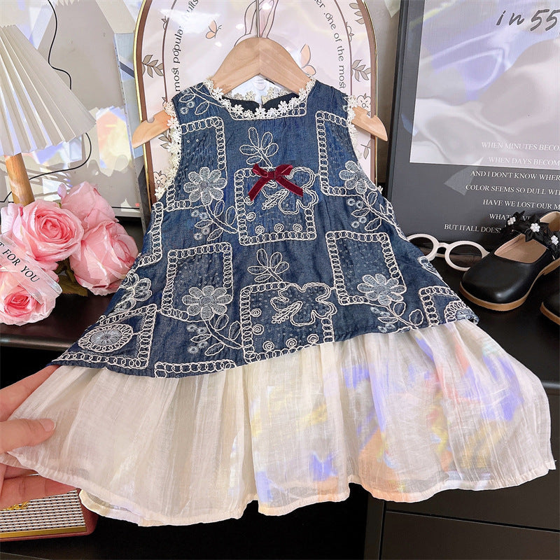 CLEARANCE SALE [Dress Lengan Kutung] 7 Tahun BB 26-30Kg Gaun Anak Cewek Perempuan