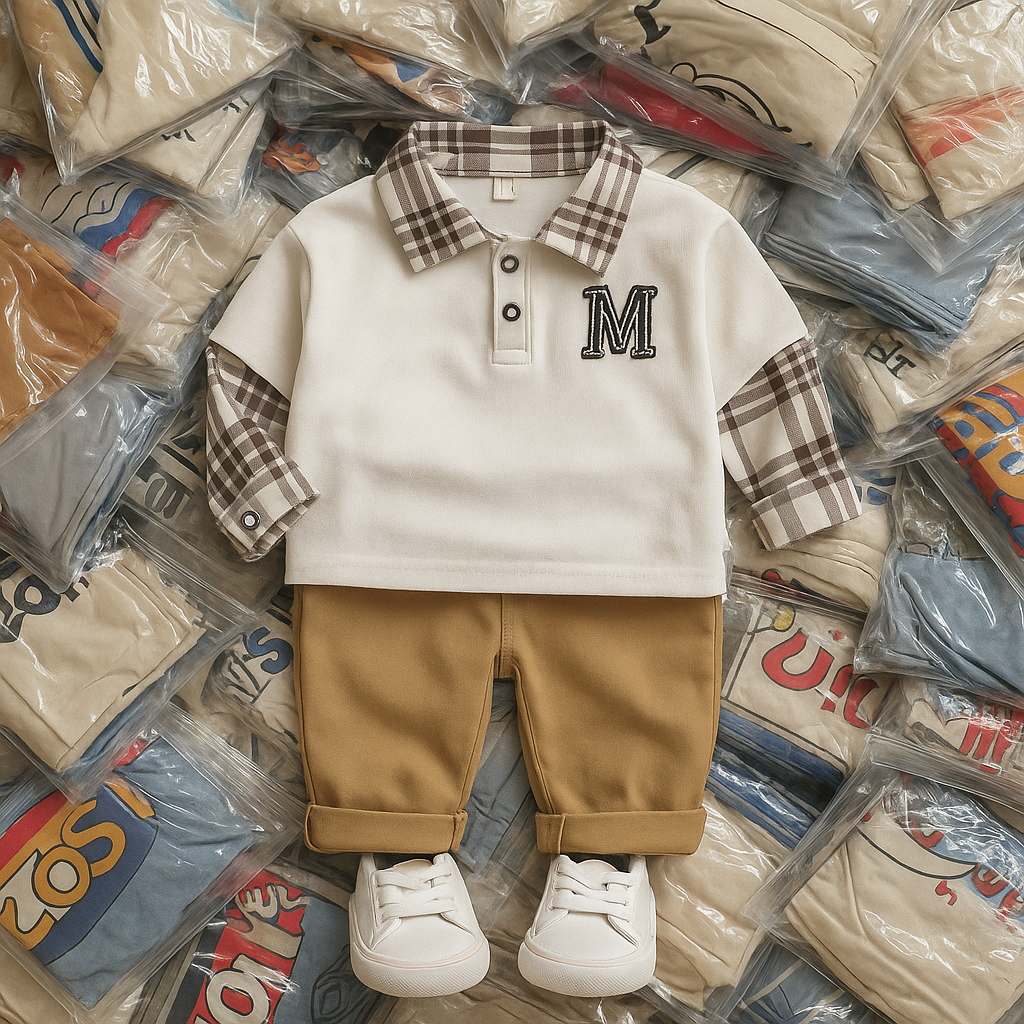 3T Boys [SET] - BB (10-14 kg) Tinggi (66-80cm) Last Stock Clearance Sale - Baju Setelan Anak Laki laki Cowok One Set