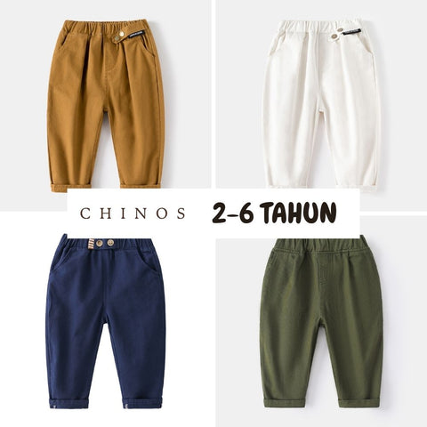 Celana Chino Panjang [513-BB103] - Bawahan Fashionable Anak Laki Laki Cowok - BABYHOKI STORE