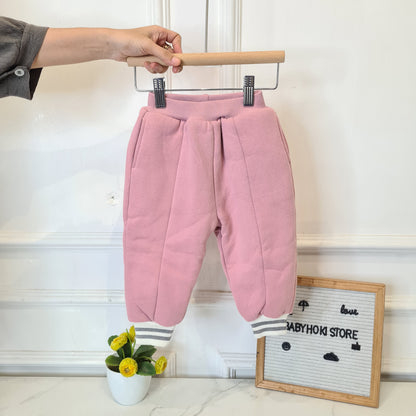 [507758] - Bawahan Celana Panjang Jogger Fashion Anak Cowok Cewek - Motif Line Thickness