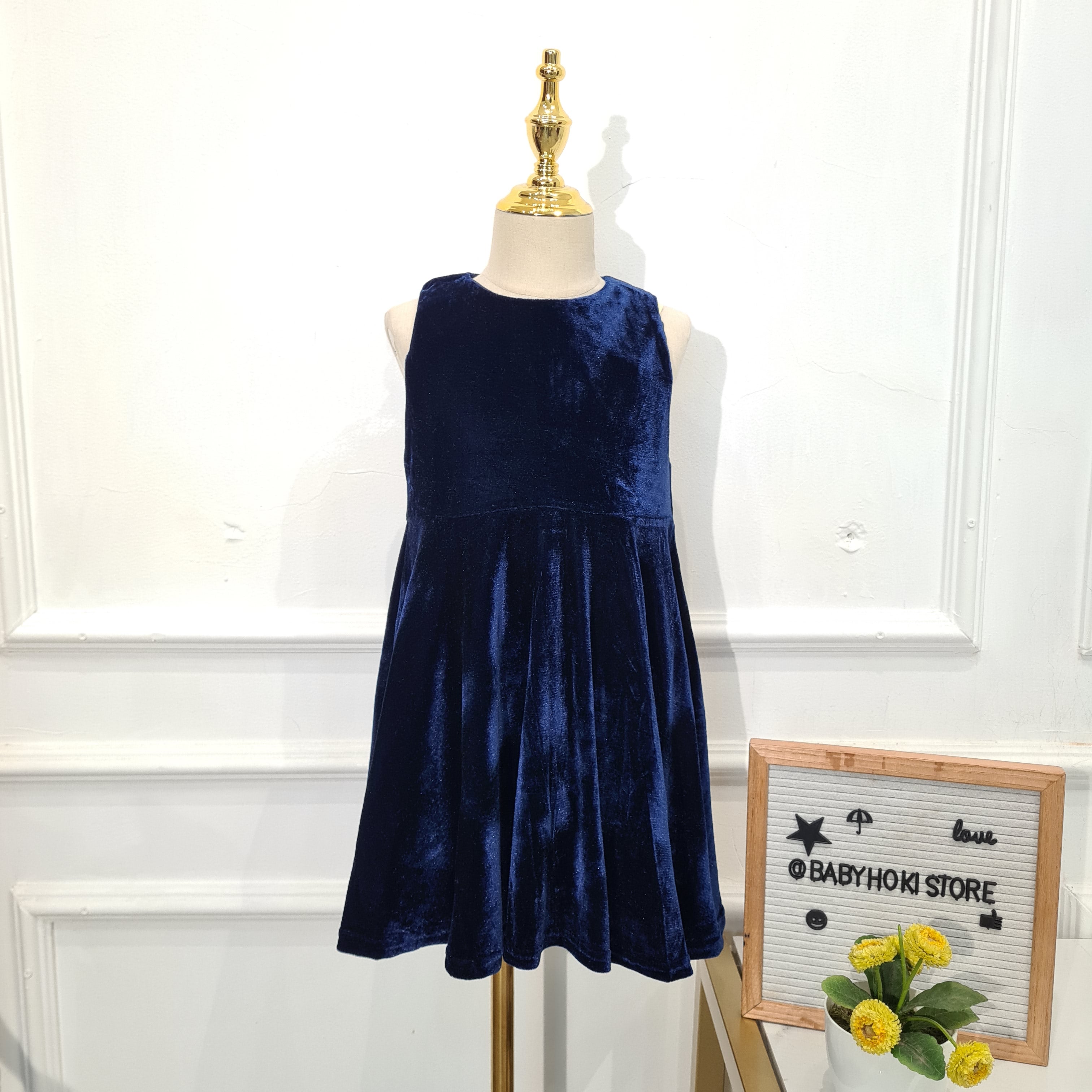 [507786] - Baju Dress Kutung Fashion Anak Perempuan - Motif Plain Feather