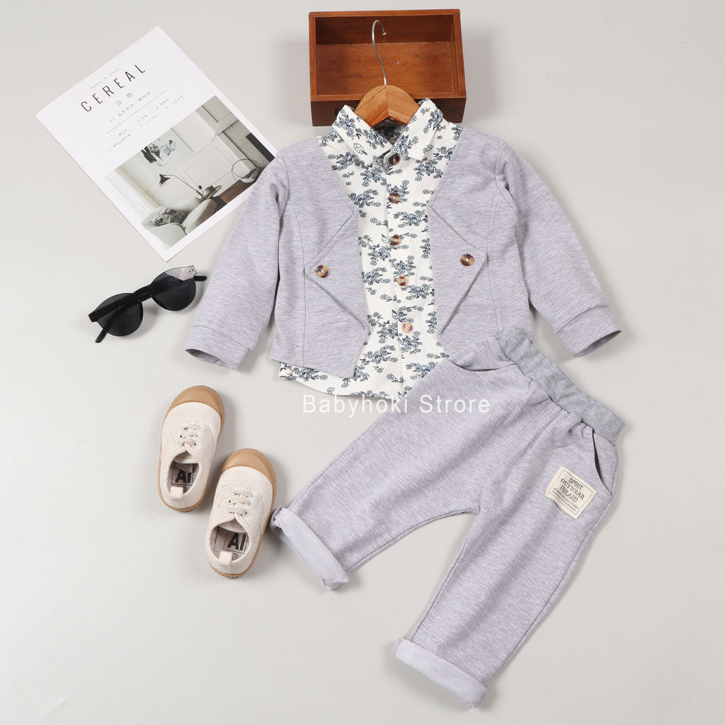 4T Boys [SET] - BB (14-18 kg) Tinggi (73-90cm) Last Stock Clearance Sale - Baju Setelan Anak Laki laki Cowok One Set