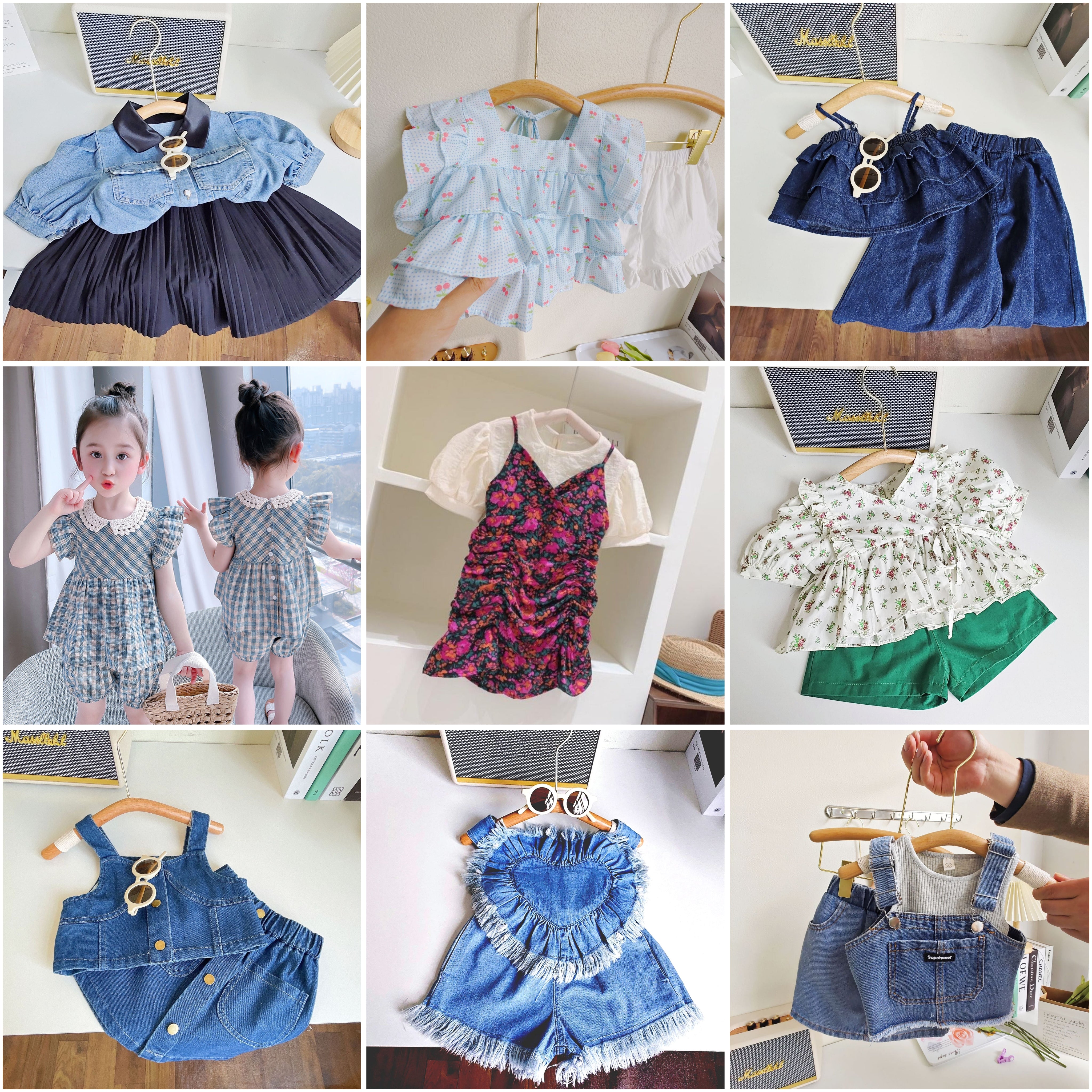 Koleksi 9 Thn Cewek [SET / DRESS] - BB (35-40 kg) Tinggi (120-140 cm) Last Stock Clearance Sale - Baju Setelan Anak Tanggung Girls Cewek Perempuan One Set