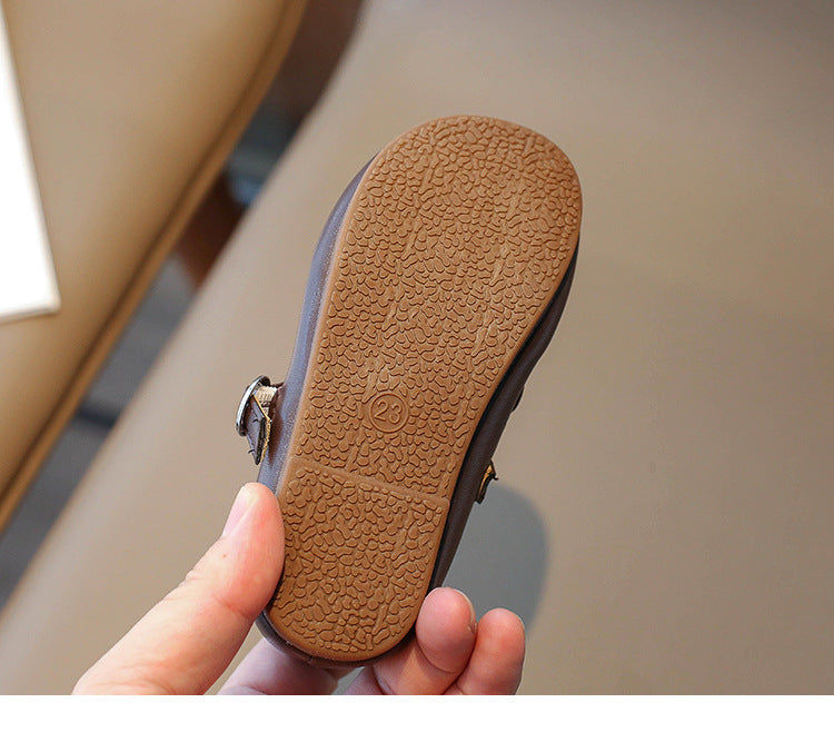 [381279 Size 21-35] - Sepatu Flat Slip On Bow Shoes Anak Perempuan Cewek - Motif Bow Knot Soft-Soled - BABYHOKI STORE