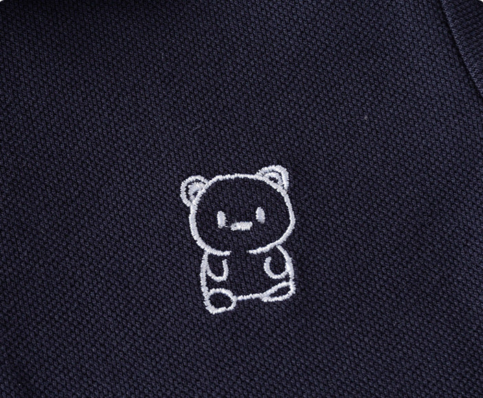 [5131116] - Atasan Baju Polo Lengan Pendek Anak Laki-Laki - Motif Collared Animals