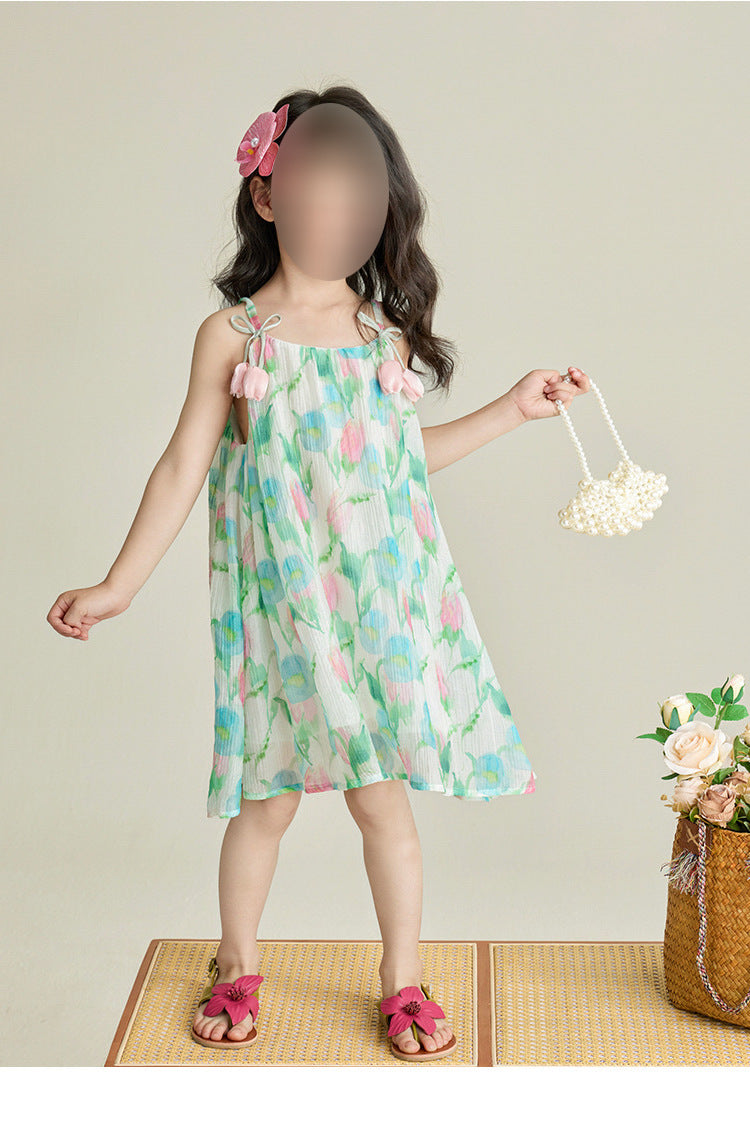 CLEARANCE SALE [Dress Lengan Kutung] 2 Tahun BB 7-10Kg Gaun Anak Cewek Perempuan