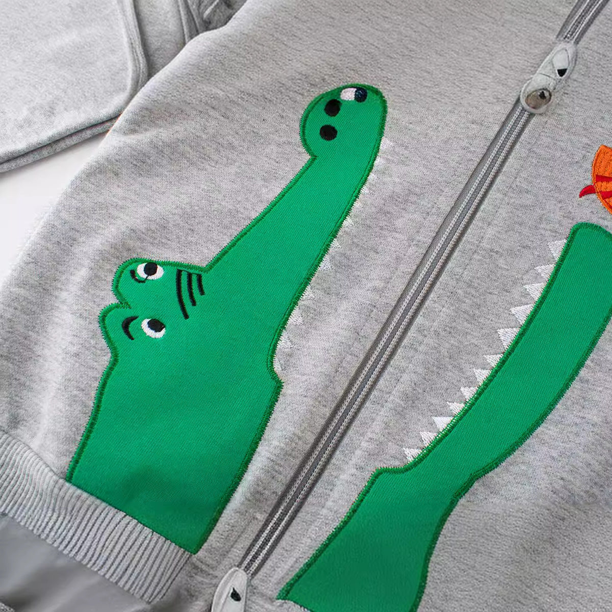 [121171] - Baju Atasan Jaket Hoodiee Lengan Panjang Anak Laki Laki Cowok - Motif Crocodile - BABYHOKI STORE