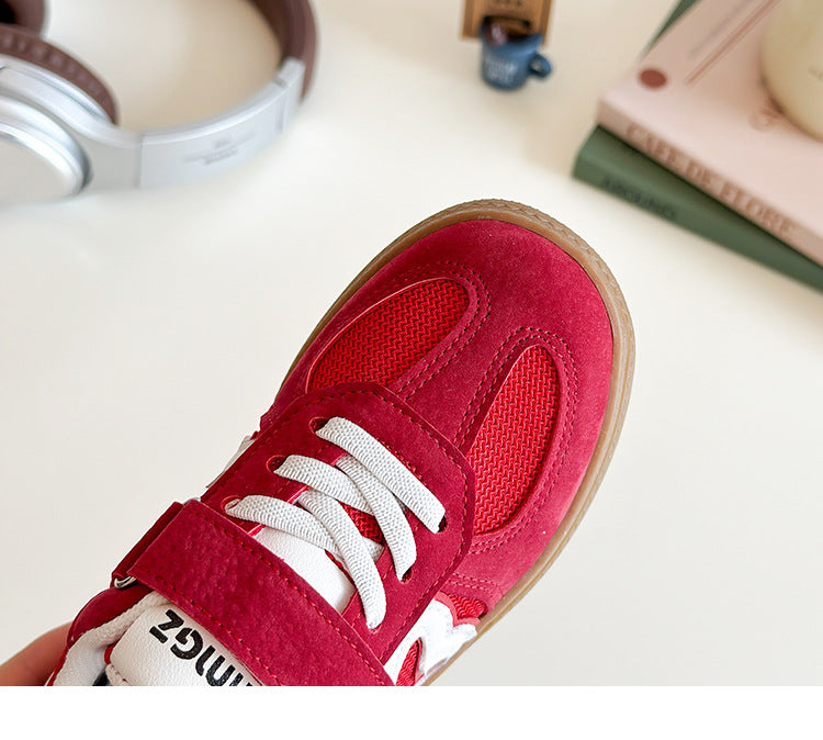 [381280 Size 27-36] - Sepatu Sneaker Sports Shoes Comfortable Anak Cowok dan Cewek - Motif Love Heart - BABYHOKI STORE