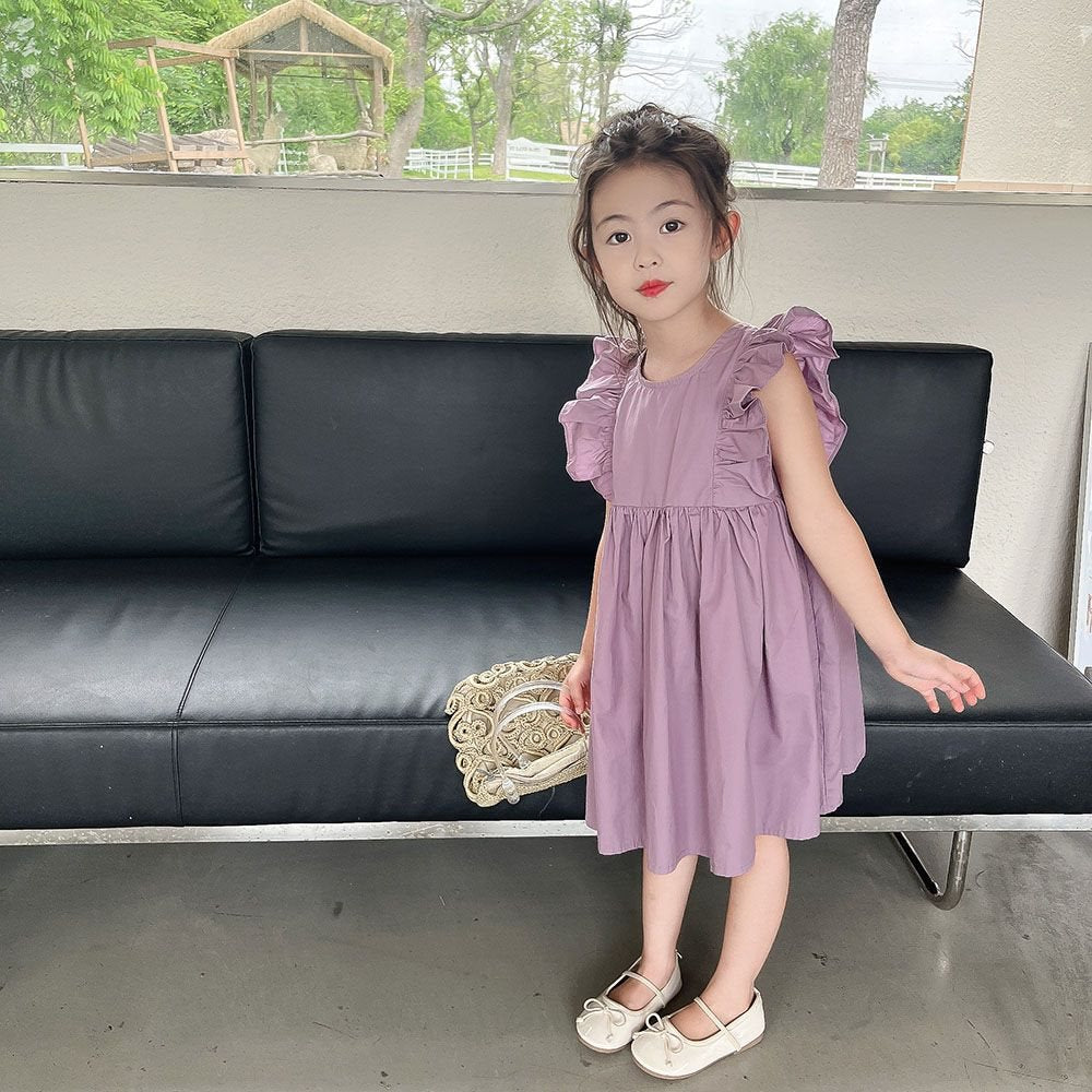 CLEARANCE SALE [Dress Lengan Kutung] 2 Tahun BB 7-10Kg Gaun Anak Cewek Perempuan