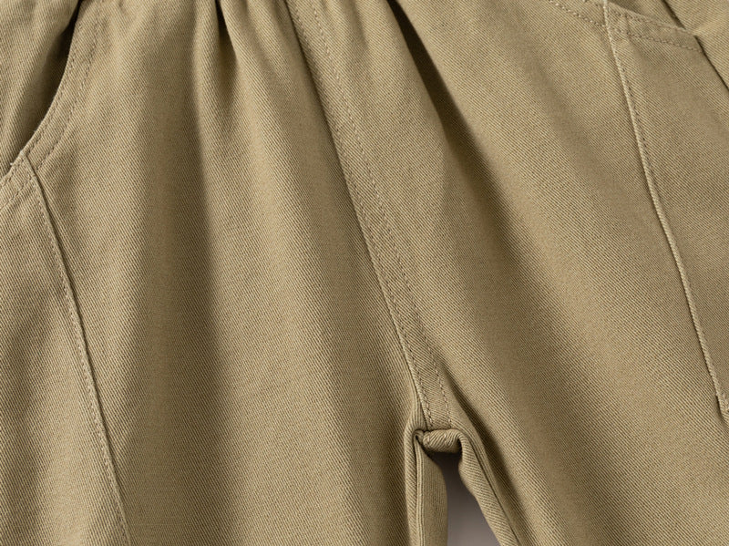 [383222] - Bawahan Celana Panjang Chino Fashion Casual Anak Laki-Laki Cowok - Motif Basic Color White - BABYHOKI STORE