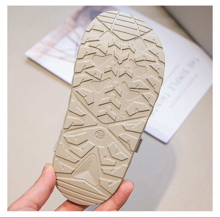 [381285 Size 26-36] - Sepatu Sandal Sporty Shoes Trendi Fashion Anak Cowok & Cewek - Motif Color Stripe - BABYHOKI STORE