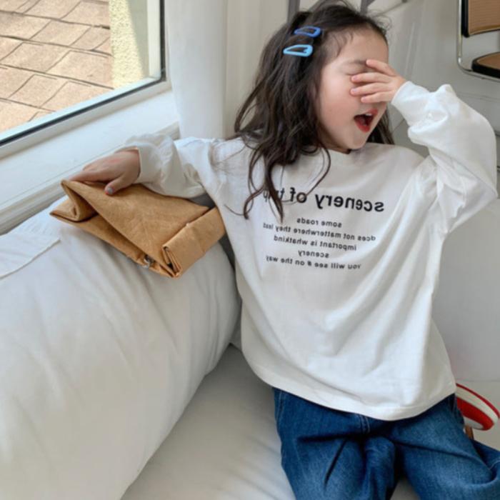 CLEARANCE SALE [Kaos Lengan Panjang] 2 Tahun BB 7-10kg Baju Atasan T-shirt Anak Cewek Perempuan