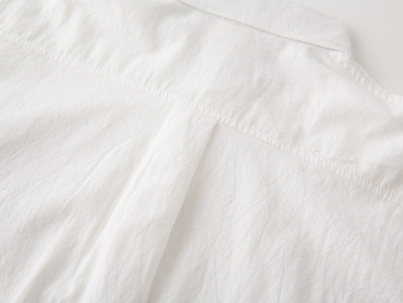 [383204] - Baju Atasan Kemeja Lengan Panjang Anak Laki-Laki Cowok  - Motif Lettered Collar - BABYHOKI STORE