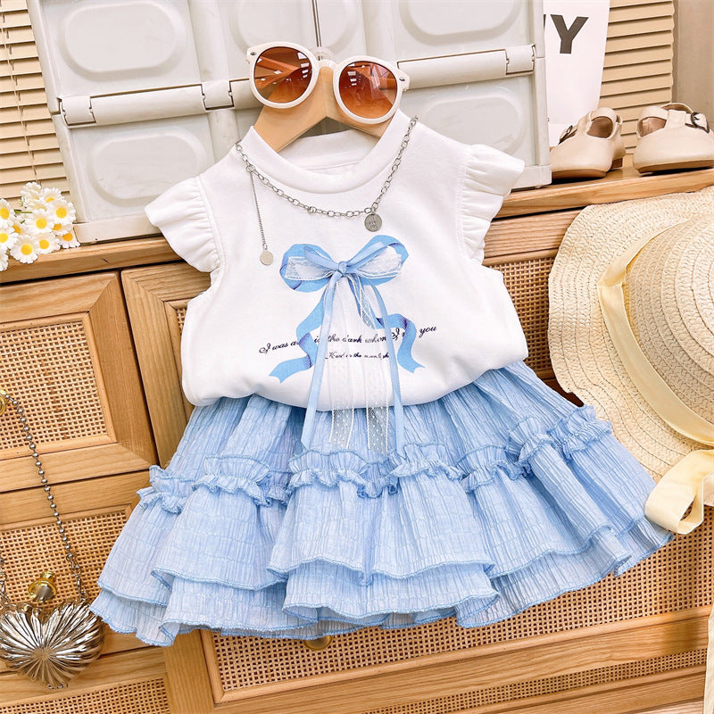 CLEARANCE SALE [Setelan Pendek] 6 Tahun BB 22-26 Kg One Set Anak Perempuan - SETSP963/507