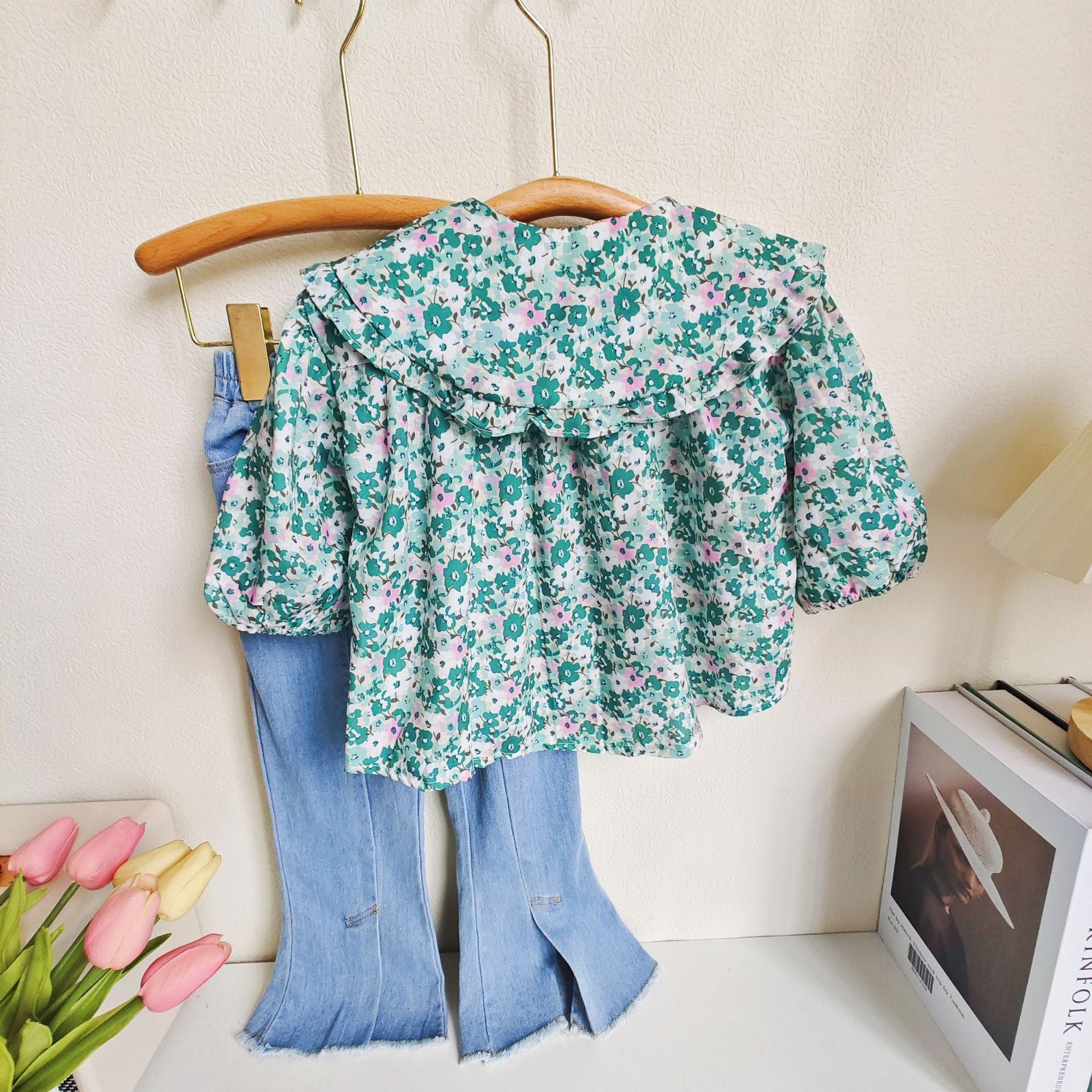 CLEARANCE SALE [Setelan Celana Panjang] 5 Tahun BB 18-22Kg One Set Anak Cewek Perempuan