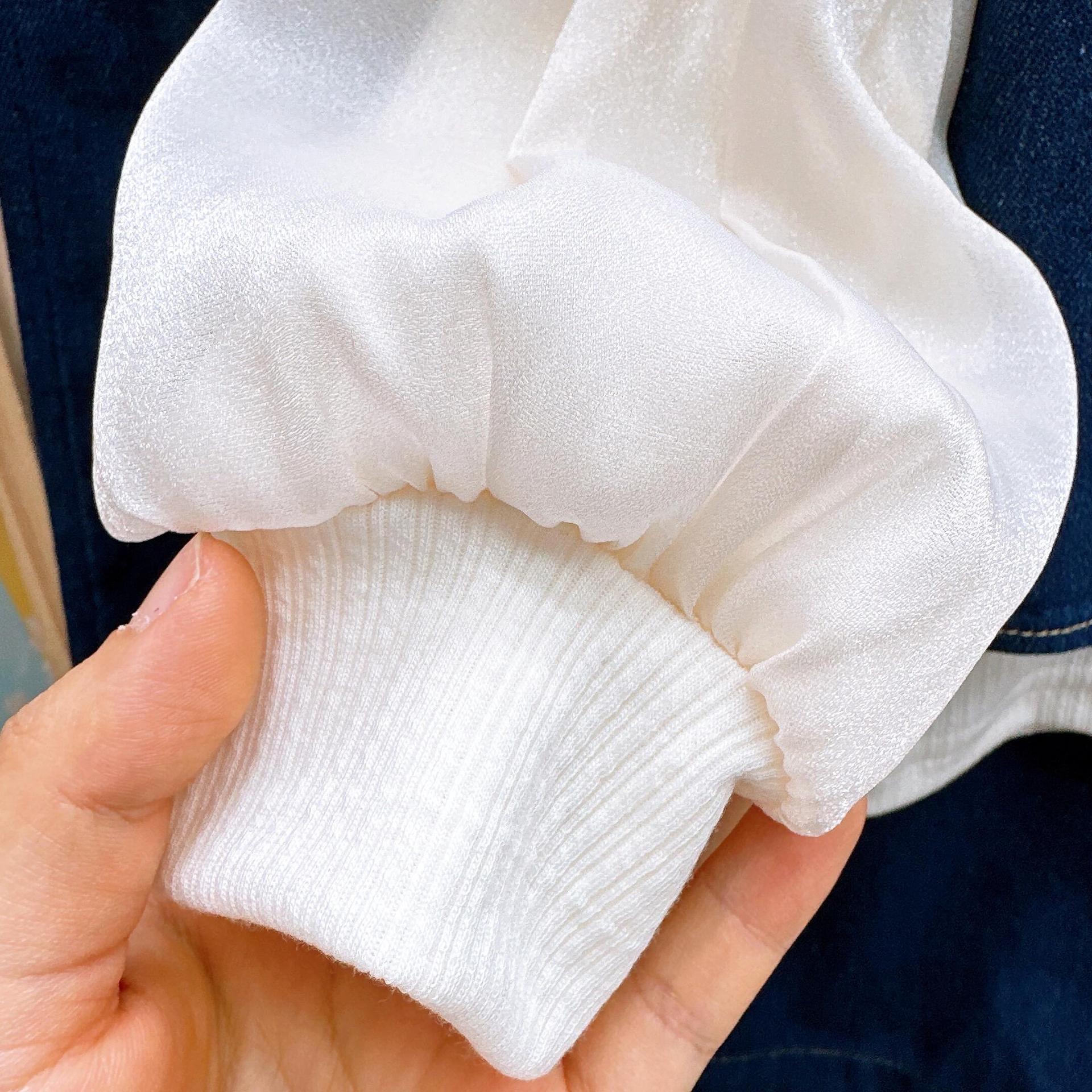 [363922] - One Set 3in1 Baju Setelan Atasan Blouse Lengan Panjang Vest Rompi Jeans Bawahan Celana Panjang Fashion Anak Cewek Perempuan - Motif Denim Button Pouch - BABYHOKI STORE - BABYHOKI STORE