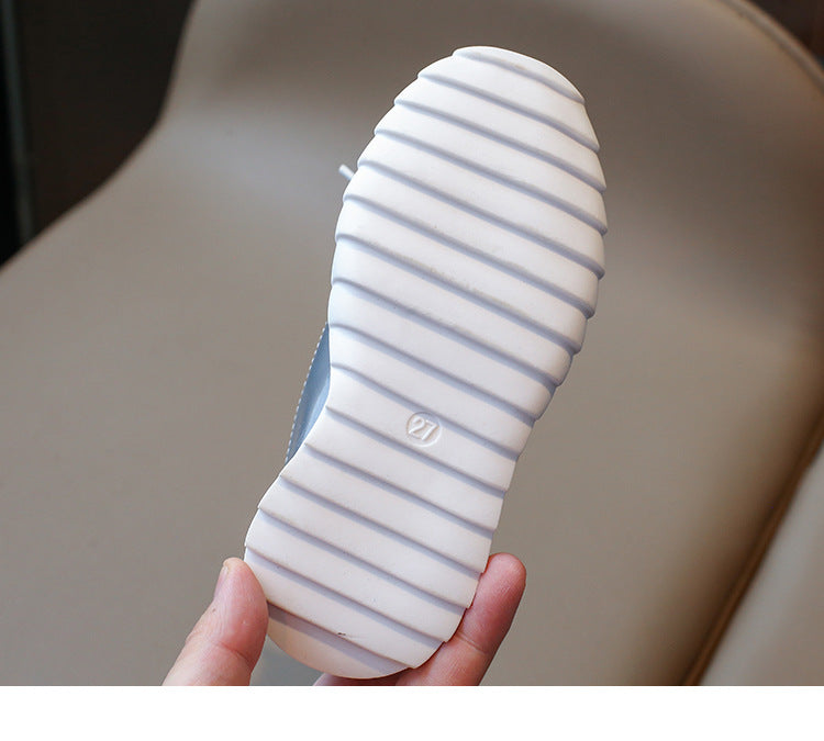 [381289 Size 26-35] - Sepatu Sandal Sneaker Sports Shoes Comfortable Fashion Korean Anak Perempuan Cewek - Motif Color Stripe - BABYHOKI STORE