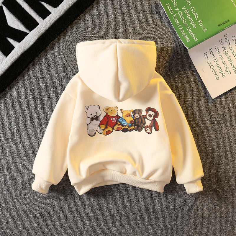 [507S144] - Baju Atasan Sweater Lengan Panjang Fashoin Anak Perempuan - Motif Animal Family