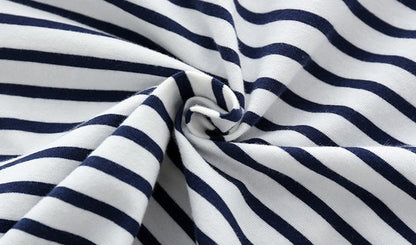 [5131063] - Baju Atasan Kaos Kerah Polo Fashion Anak Laki-Laki - Motif Brilliant Stripes