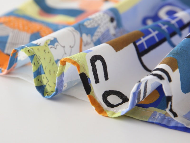 [383218] - Atasan Baju Kemeja Lengan Pendek Anak Laki-Laki - Motif Letters and Animals