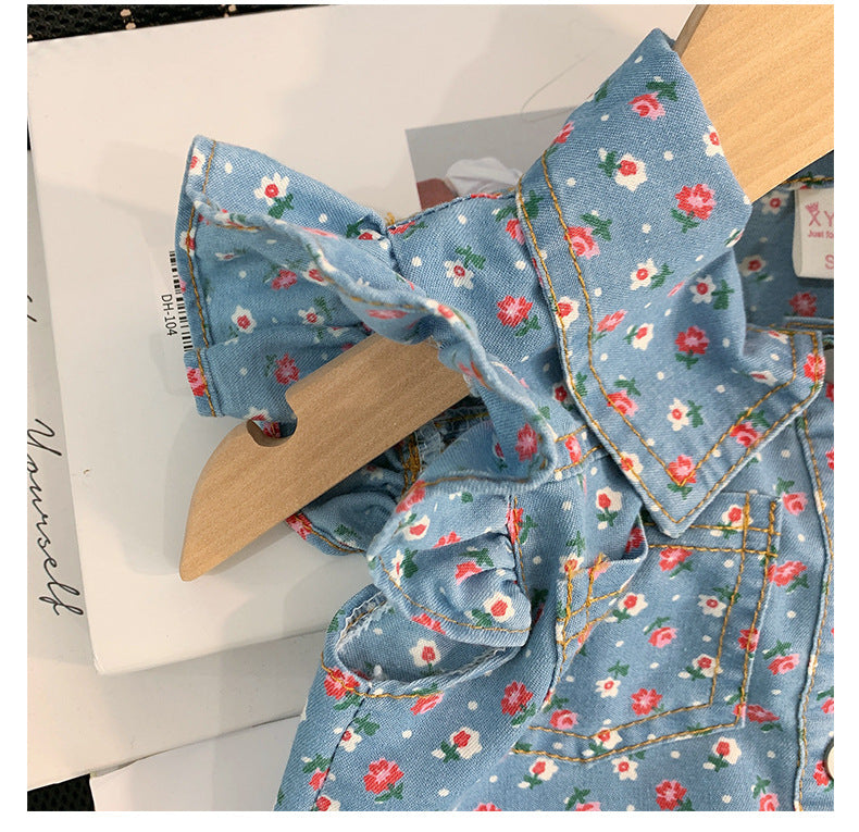 BABYHOKI STORE Usia 7 8 9 10 Tahun Baju Anak Tanggung Cewek [363681] - Baju Setelan Blouse Kutung Celana Pendek Fashion Anak Perempuan - Motif Color Flowers