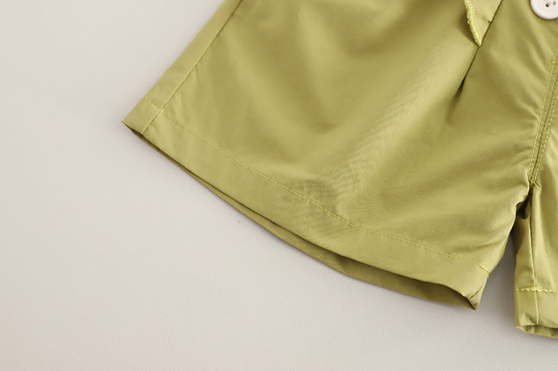 [345510] - One Set 2in1 Baju Setelan Summer Outfit Atasan Lengan Kutung Bawahan Celana Pendek Fashionable Anak Perempuan Cewek - Motif Cute Small Flower - BABYHOKI STORE