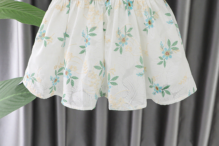 [340395] - Baju Mini Dress Fashion Sanghai Anak Perempuan - Motif Cool Nature