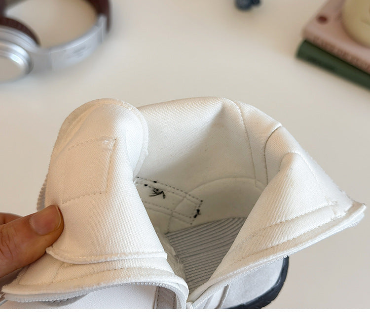 [381292 Size 27-36] - Sepatu Sneaker Boots Sports Shoes Casual Anak Cowok dan Cewek - Motif Color Stripe - BABYHOKI STORE