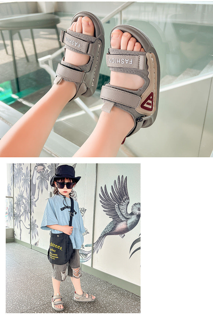[381291 Size 26-36] - Sepatu Sandal Sporty Shoes Trendi Fashion Anak Laki-Laki Cowok - Motif Mix Color - BABYHOKI STORE