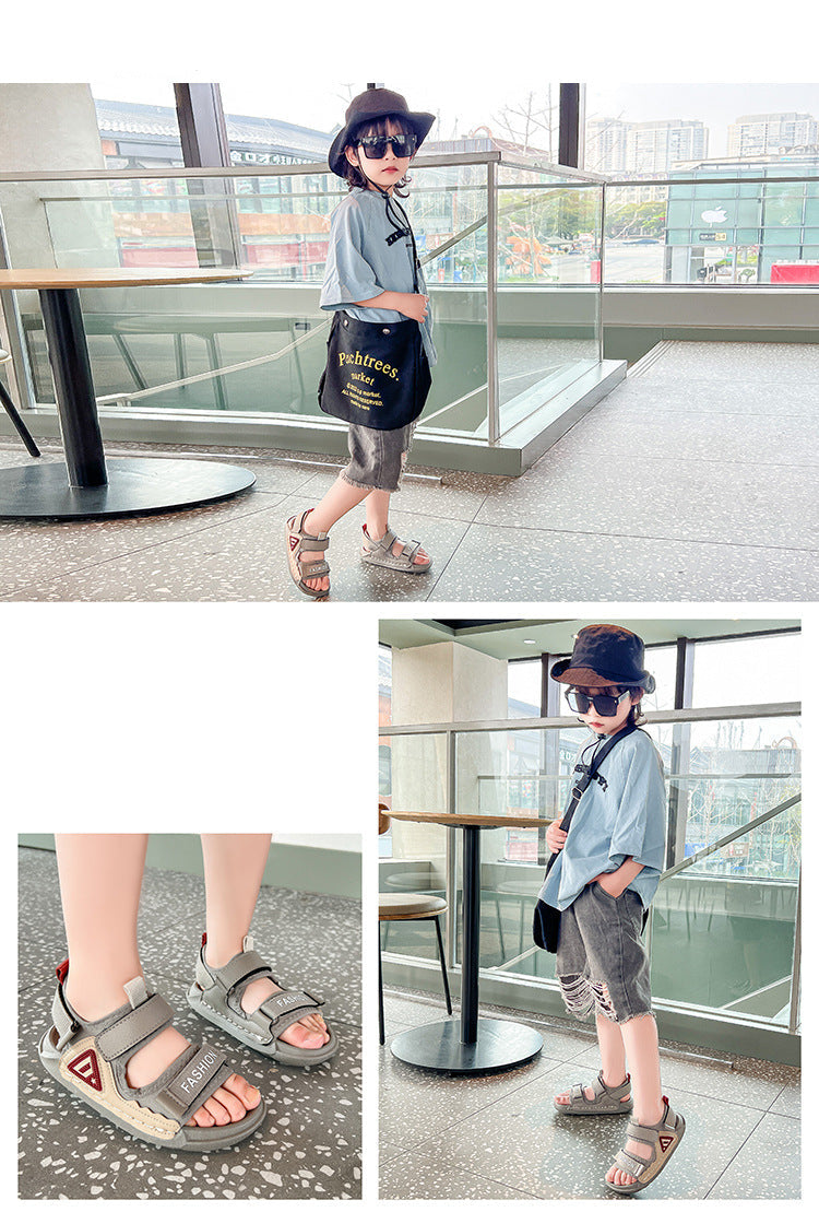 [381291 Size 26-36] - Sepatu Sandal Sporty Shoes Trendi Fashion Anak Laki-Laki Cowok - Motif Mix Color - BABYHOKI STORE