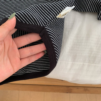 [351374] - Baju Kaos Belang Lengan Panjang Fashion Import Anak Cowok Cewek - Motif Striped Line