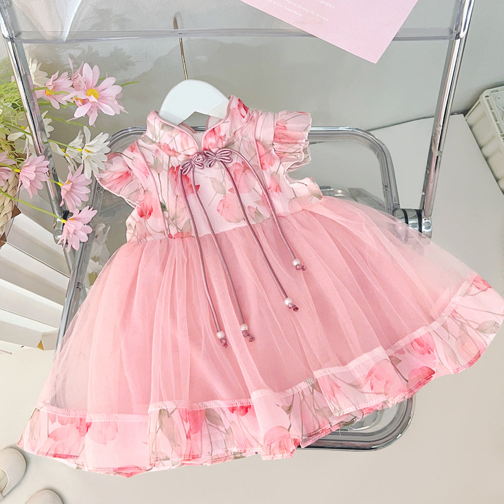 [340458] - Baju Dress Kutung Fashion Anak Perempuan - Motif Cute Flower