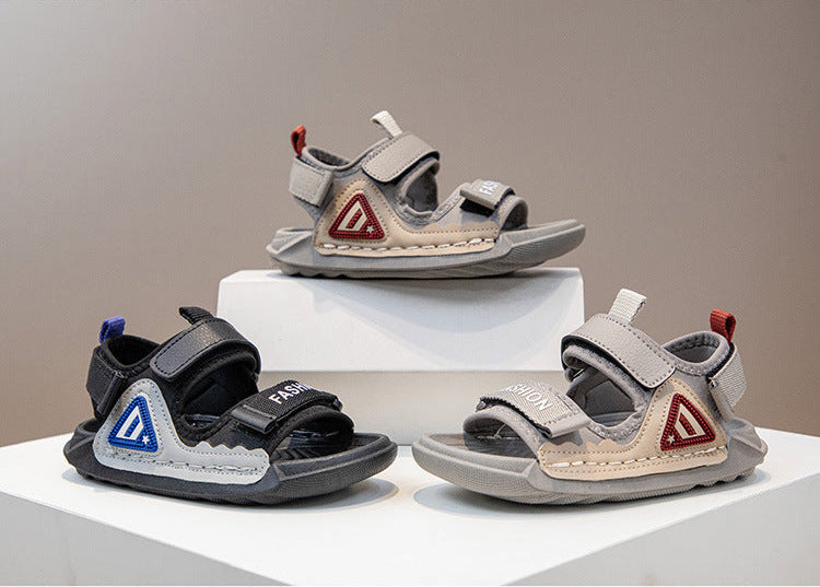 [381291 Size 26-36] - Sepatu Sandal Sporty Shoes Trendi Fashion Anak Laki-Laki Cowok - Motif Mix Color - BABYHOKI STORE