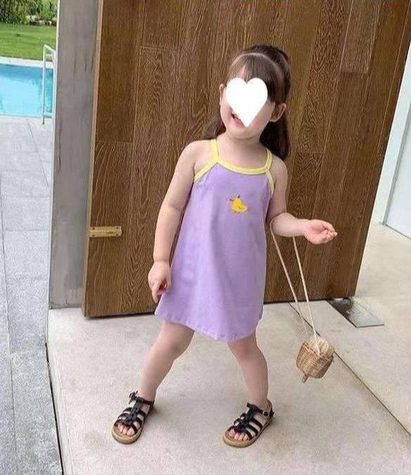 CLEARANCE SALE [Dress Lengan Kutung] 2 Tahun BB 7-10Kg Gaun Anak Cewek Perempuan