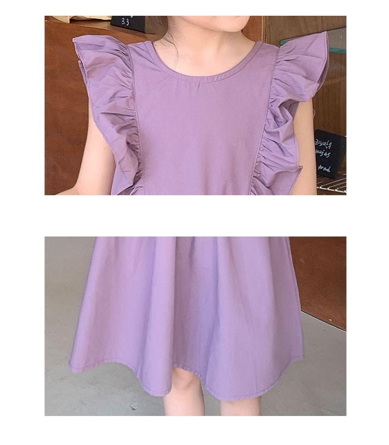 [507S1109] - Baju Dress Kutung Fashion Anak Perempuan - Motif Lace Side